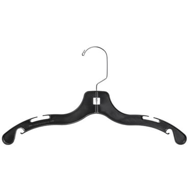 SSWBasics Break-Resistant 10 inch Clear Plastic Skirt and Pants Hangers Case of 100 SSWBasics Break-Resistant 10 inch Clear Plastic Skirt and Pants Hangers Case of 100